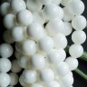 Купить (СКИДКИ!!!) Бусина округлая 6мм Агат белый пресс. (камни) (10шт.) с доставкой по России