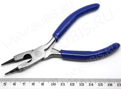 Круглогубцы 06 комбинированные 130мм с синими ручками (инструменты для бижутерии)