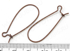 (СКИДКИ!!!) Швензы-петли №05 33*14*0,7мм античная медь (Brass) (5 пар)
