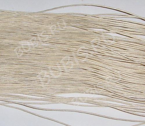 (СКИДКИ!!!) Вощёный х/б шнур 1мм цвет светло-бежевый (ок. 70м)