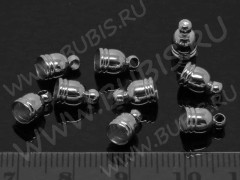 Концевик 018 8*5*5мм цвет платины (Brass) (10шт.)