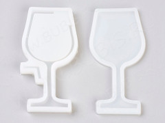 Молд 258 Шейкер двусоставной Бокал для эпоксидной смолы 110*55*10мм и 110*55*6мм  (силикон)