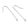Швензы-крючки №112 петли вытянутые 40*14*0,7мм цвет платины (Хирургическая сталь) (1 пара) Купить Швензы-крючки №112 петли вытянутые 40*14*0,7мм цвет платины (Хирургическая сталь) (1 пара) с доставкой по России