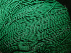 Вощёный п/э шнур &quot;канатик&quot; 1мм зелёный (5м)