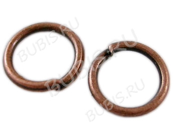 Колечки одинарные обычные 6*0,7мм античная медь (Iron) (7г ок. 110шт)