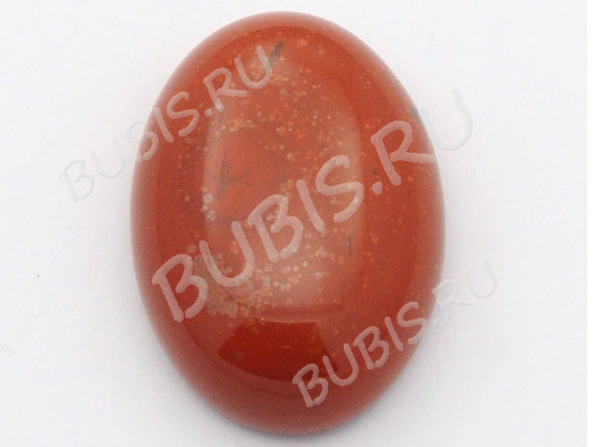 Кабошон каменный 111 Овал 18*13*6мм Яшма красная (камни)
