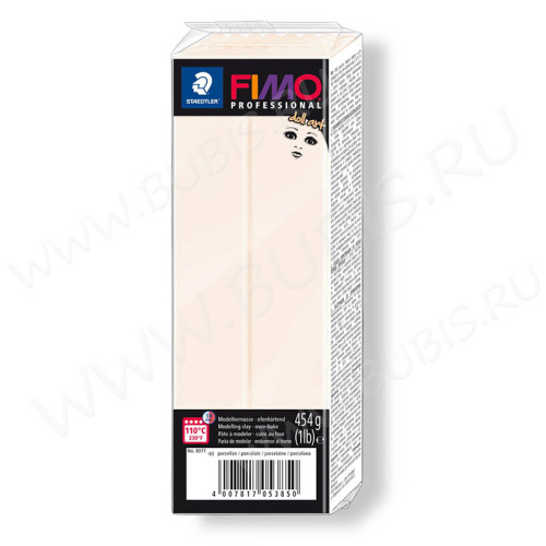 Полимерная глина FIMO Professional Doll Art Полупрозрачный фарфор 8071-03 (454г)
