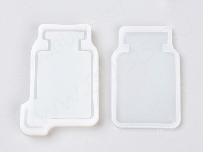 Молд 259 Шейкер двусоставной Баночка Флакон для эпоксидной смолы 85*65*12мм  (силикон)