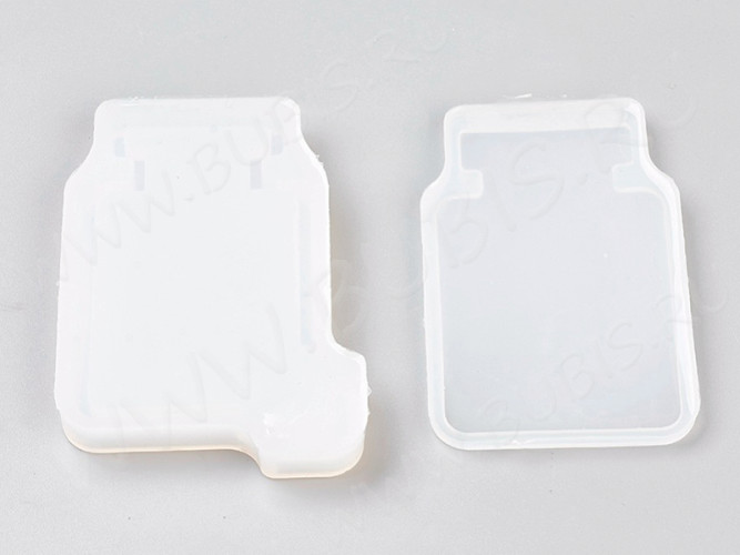 Молд 259 Шейкер двусоставной Баночка Флакон для эпоксидной смолы 85*65*12мм  (силикон)