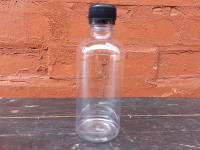 Флакон 02 Бутылочка с винтовой крышкой 250мл прозрачная (пластик)