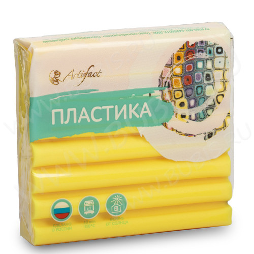 Полимерная глина Артефакт 133 Ананасовый классический 56г.