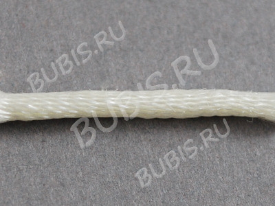 Шёлковый шнур 02 катушка 2мм белый (ок.45м)