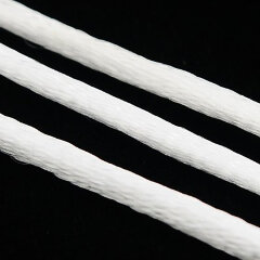 Шёлковый шнур 02 катушка 2мм белый (ок.45м)