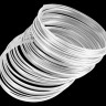 Мемори проволока - пружина - основа для браслета плоская 55*1,2*0,5мм серебристая (10 витков) Купить Мемори проволока - пружина - основа для браслета плоская 55*1,2*0,5мм серебристая (10 витков) с доставкой по России