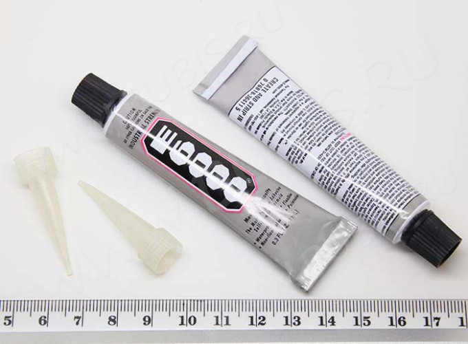 Клей 01 ювелирный E6000 9мл + носик (инструменты для бижутерии)