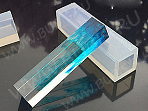 Молд 027 для эпоксидной смолы Кристалл куб 49*14*14мм (силикон)