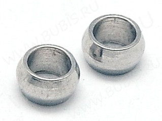 (СКИДКИ!!!) Бусина 164 Рондель 3,5*2мм цвет платины (Хирургическая сталь) (10шт)