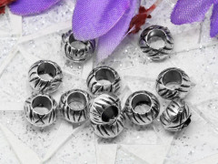 (СКИДКИ!!!) Рондели 054 акриловые 7*7*4,5мм античное серебро (акрил) (100шт.)