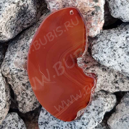 Кулон 1128 Срез Агата 85*50*4мм (камни)