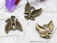 Подвеска Птичка 30 Орёл 13*12,8*3,4мм античная бронза (литьё)