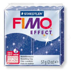 Полимерная глина FIMO Effect Синий с блестками 8020-302 (57г)
