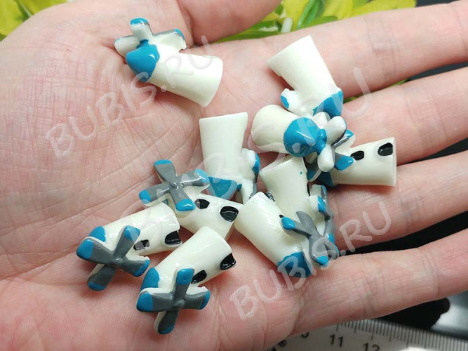 Декоративный элемент 083 Фигурка для миниатюр 23,5*13*13мм Мельница (резин)