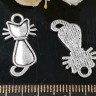 (СКИДКИ!!!) Подвеска Кошка 55 22*12*1,7мм античное серебро (литьё) (10шт.) Купить (СКИДКИ!!!) Подвеска Кошка 55 22*12*1,7мм античное серебро (литьё) (10шт.) с доставкой по России