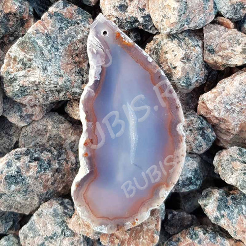 Кулон 1129 Срез Агата 75*35*4мм (камни)