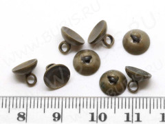 Концевик 023 шапочка подвеска 6,5*8*8мм античная бронза (Brass)