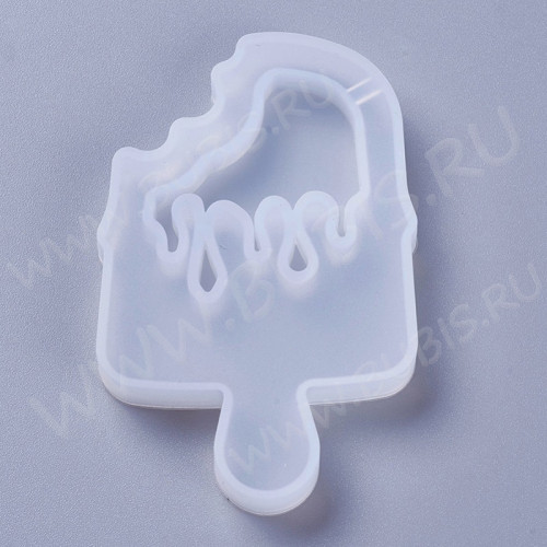 Молд 261 для эпоксидной смолы 65*45*10мм Шейкер/рамка Мороженое Эскимо (силикон)