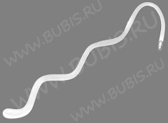 Основа (заготовка) для закладки 13 Волнистая 8,55*2,25*0,15см серебристая (сплав)