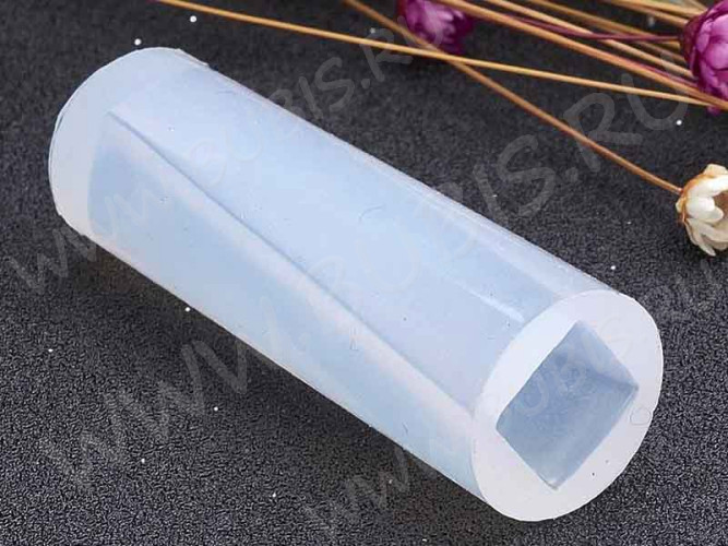 Молд 029 для эпоксидной смолы Кристалл Куб закрученный 49*16,5мм (силикон)