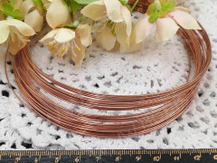 Мемори проволока - пружина - основа для колье 115*0,8мм медная (10 витков)