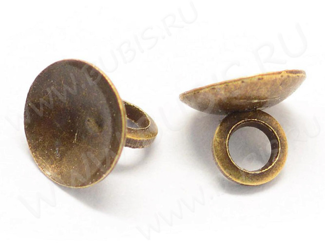 Держатель кулона 103 шапочка с петлей подвеска 6*6*5мм античная бронза (Iron)