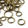 (ОПТ) МИКС колечек 22 ТОЛЬКО двойные микс 4-10мм античная бронза (Iron) (100гр) Купить (ОПТ) МИКС колечек 22 ТОЛЬКО двойные микс 4-10мм античная бронза (Iron) (100гр) с доставкой по России