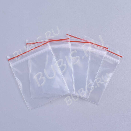 Пакеты с застёжкой zip-lock (грипперы) 3*4см плотные 60мкр (упаковка)(50шт)