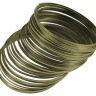 Мемори проволока - пружина - основа для браслета плоская 55*1,2*0,5мм античная бронза (10 витков) Купить Мемори проволока - пружина - основа для браслета плоская 55*1,2*0,5мм античная бронза (10 витков) с доставкой по России
