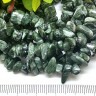 Крошка (галтовка) каменная 119 5-9мм Серафинит (Клинохлор) натуральный (камни LUX) (нить 40см) Купить Крошка (галтовка) каменная 119 5-9мм Серафинит (Клинохлор) натуральный (камни LUX) (нить 40см) с доставкой по России