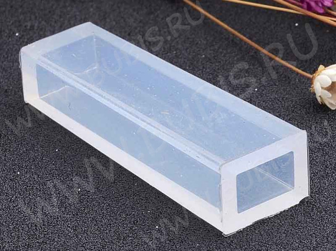 Молд 030 для эпоксидной смолы Кристалл Прямоугольник 49*15*11мм (силикон)