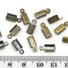 Купить (ОПТ) Зажимы №02 12*4*4мм античная бронза (Iron) (500шт) с доставкой по России