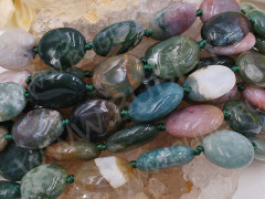 (СКИДКИ!!!) Бусина каменная Овал 72 18*13*5,5мм Агат Индийский натуральный (камни)(10шт)