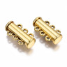 Купить Магнитный замочек №21 слайдер, лифт на 3 нити 20*10*7мм золотистый (Brass) с доставкой по России
