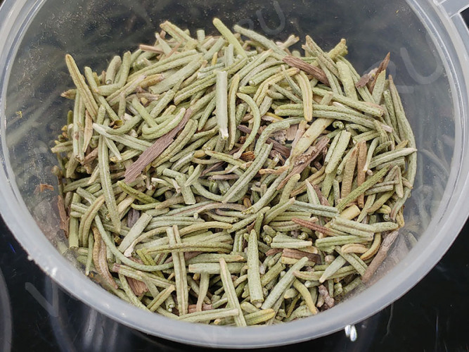 Сухие цветы 11 Розмарин иголочки зелёные в коробочке (натуральные цветы)