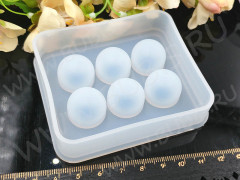 Молд 120 для эпоксидной смолы 81*70*18мм Шары (сферы) 16мм (силикон)