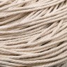 Купить Вощёный х/б шнур "канатик" 3мм светло-бежевый (1м) с доставкой по России