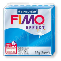 Полимерная глина FIMO Effect Полупрозрачный синий 8020-374 (57г)