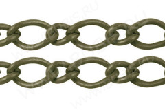 Цепочка I043 звенья 5,8*3,5мм и 3*2,5мм античная бронза (Iron) (50см)