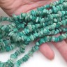 Крошка (галтовка) каменная 188 5-9мм Амазонит полосатый натуральный (камни) (нить 43-45см) Купить Крошка (галтовка) каменная 188 5-9мм Амазонит полосатый натуральный (камни) (нить 43-45см) с доставкой по России