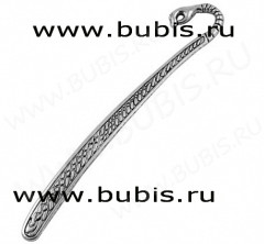 Основа (заготовка) для закладки 01 Рука 12,3*2,0см античное серебро (литьё)