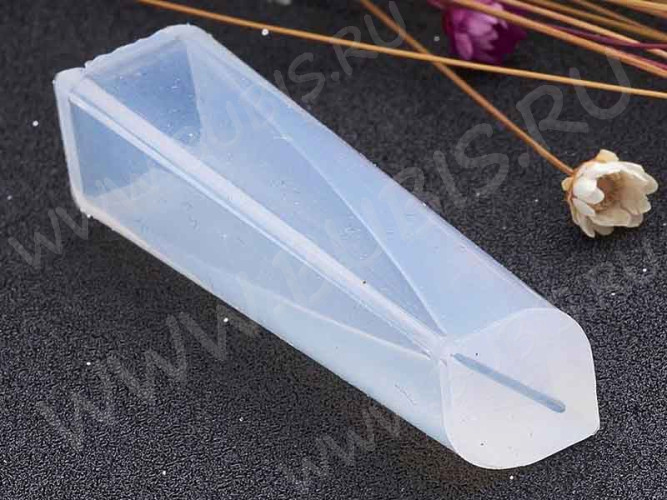 Молд 031 для эпоксидной смолы Кристалл Куб с тонкой стороной 49*14,5мм (силикон)